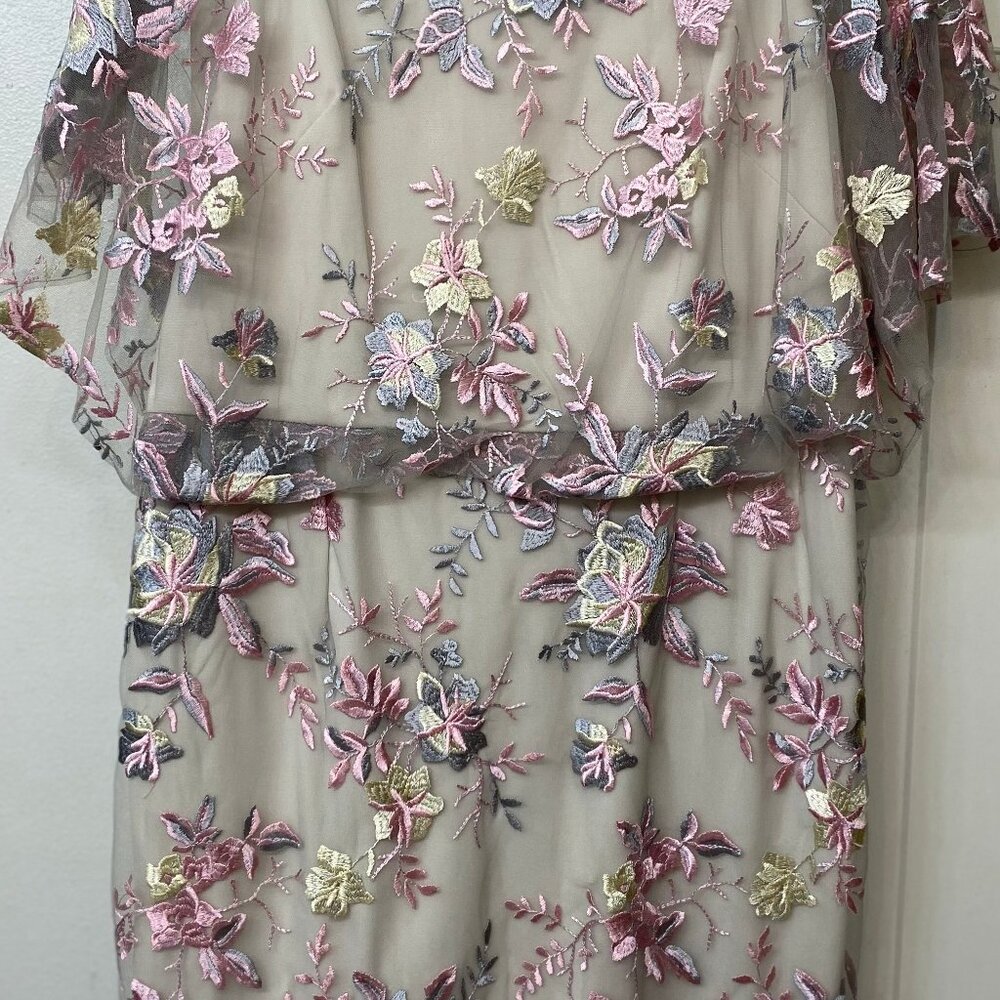 Brianna Embellished Embroidered Popover Dress